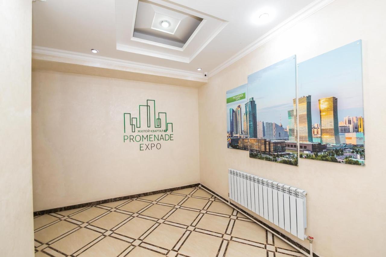 В Promenade Expo Квартира С Романтическим Видом Astana Ngoại thất bức ảnh